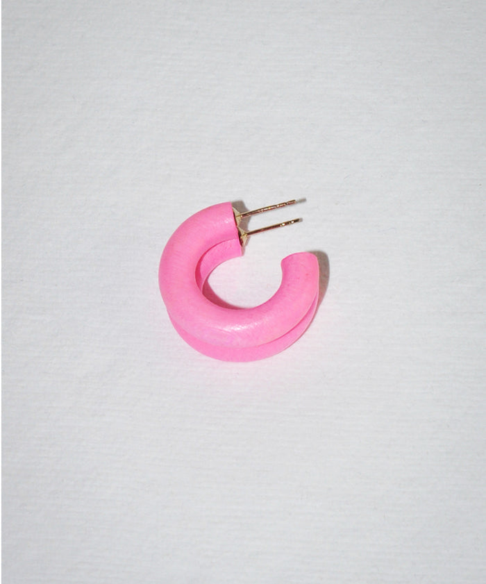 Runaway Pink Bunny Binky and Lulu Mini Earrings