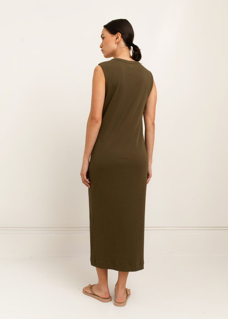 Paper Label Camilla Dark Olive Dress
