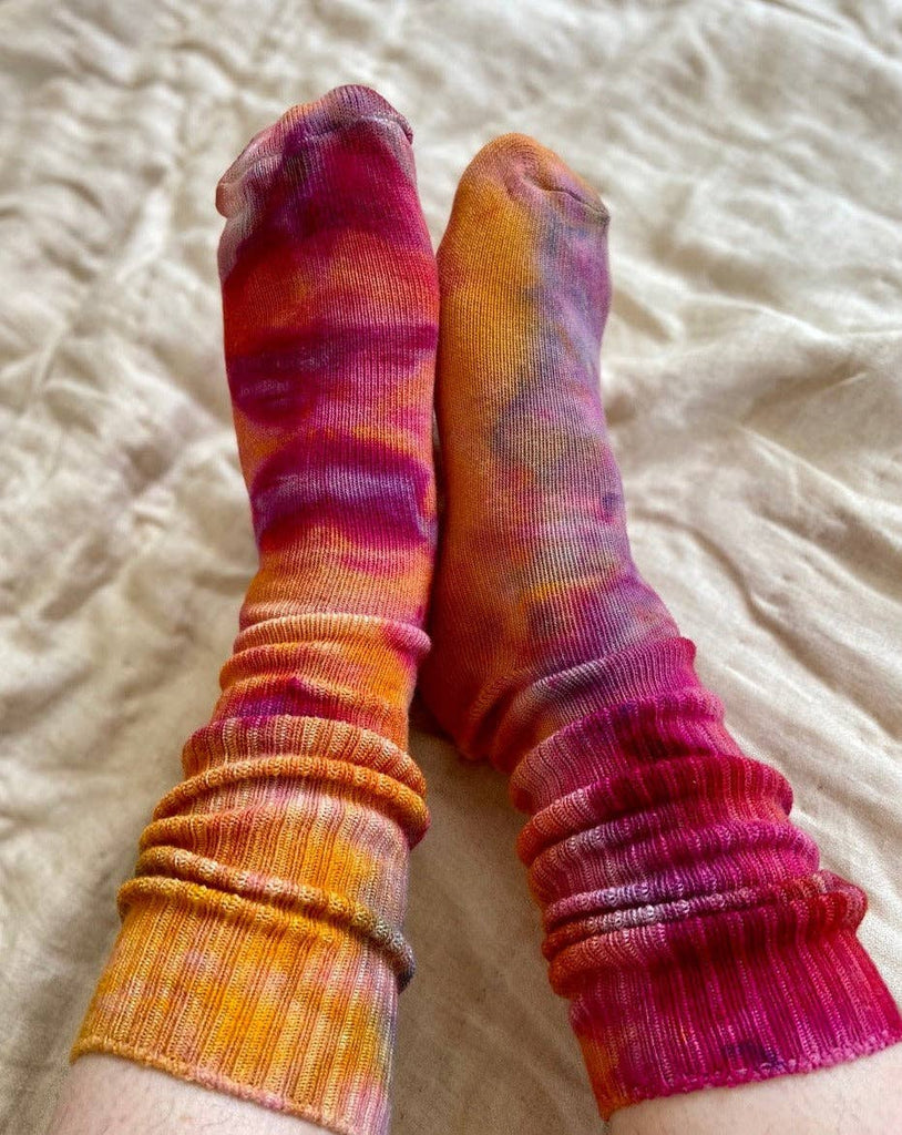 Mira Blackman Natural Dyed Bamboo Socks