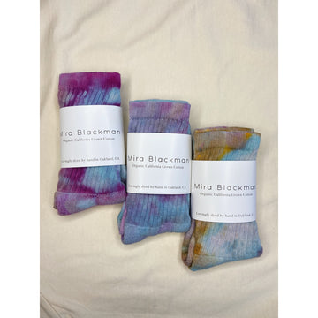 Mira Blackman Organic Cotton Socks in Amethyst