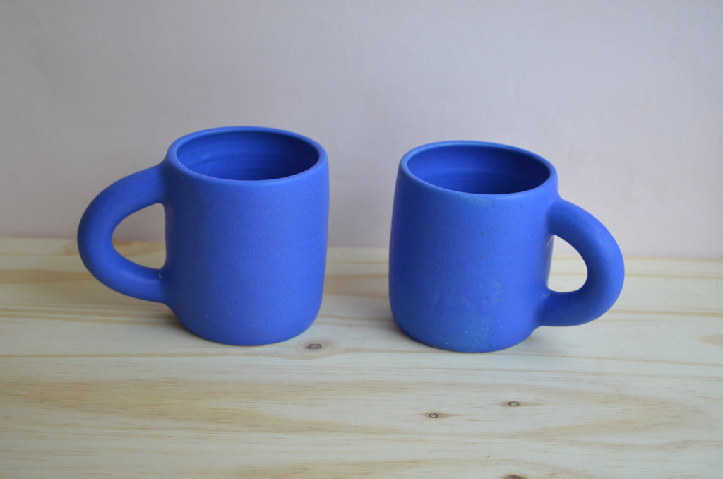 Matte Blue Careamic Mug