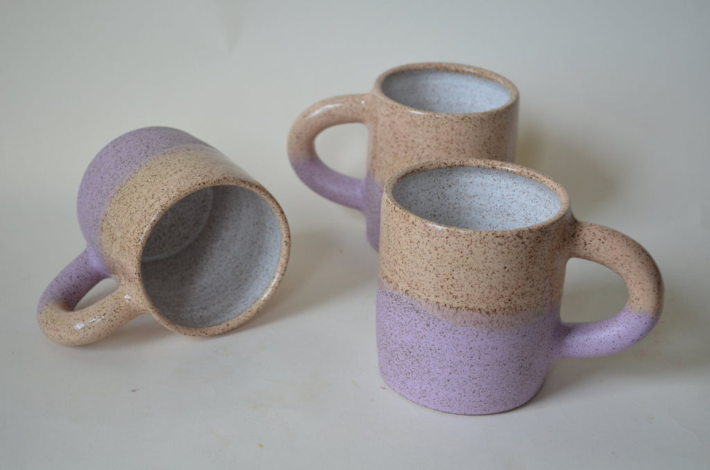 Speckled handmade mug