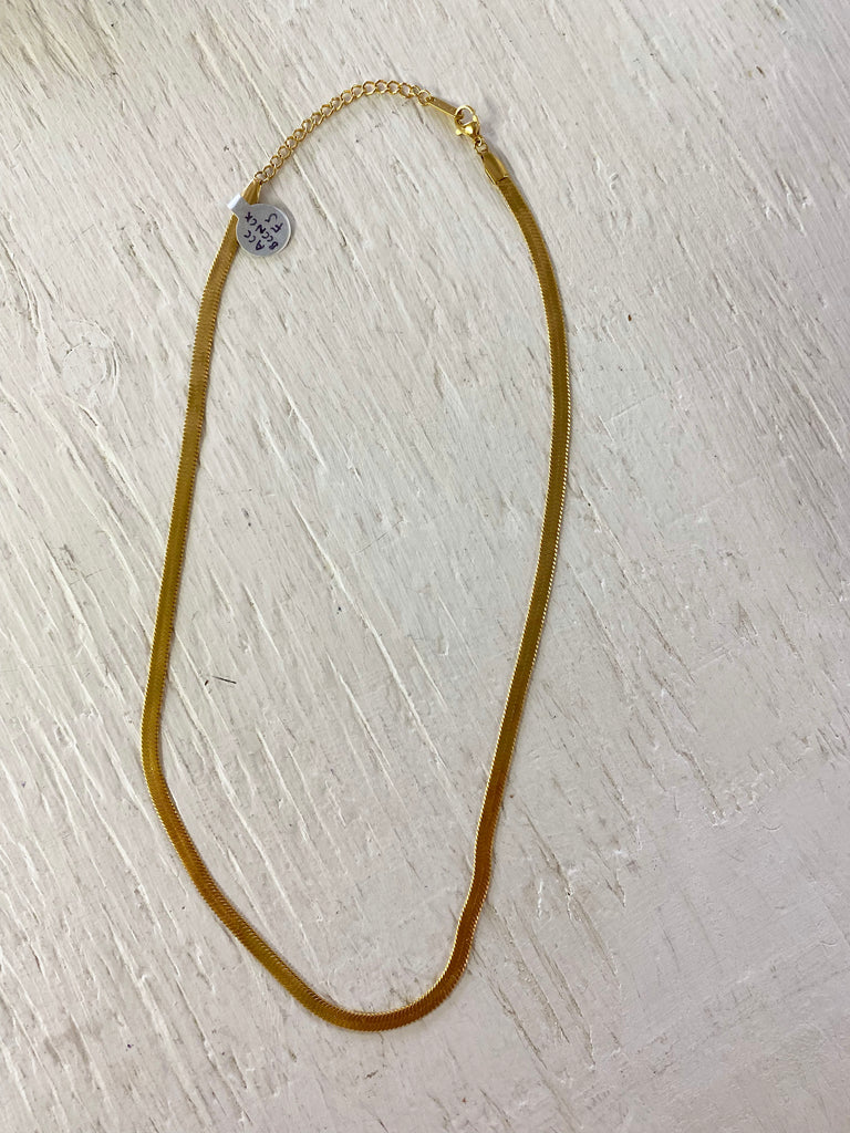 Flat Snake Chair Necklace