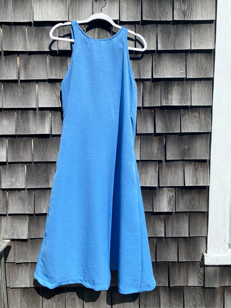 Lisa Backless Periwinkle Blue Dress - Conrado