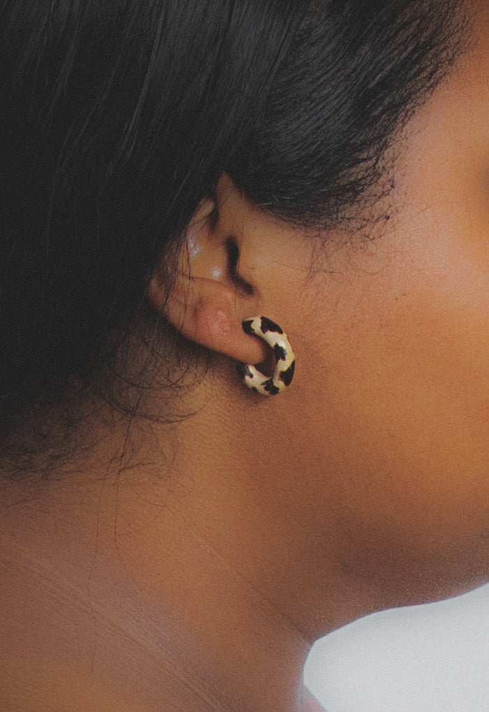 Leopard Mini Hoops