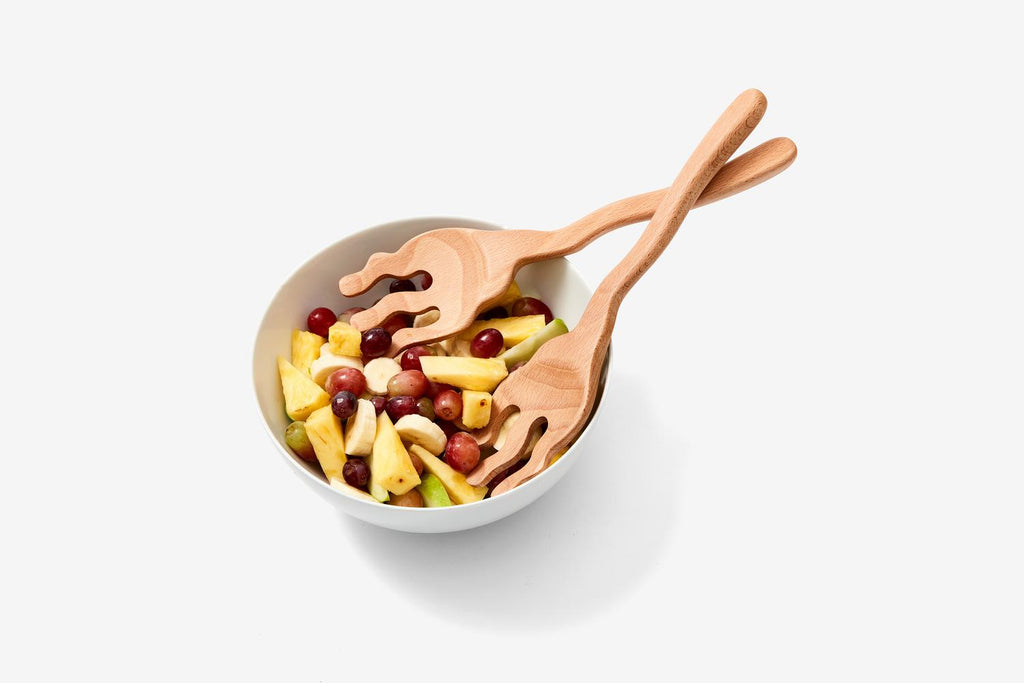 Selena Liu Serving Friends Wavy Wooden Spoons