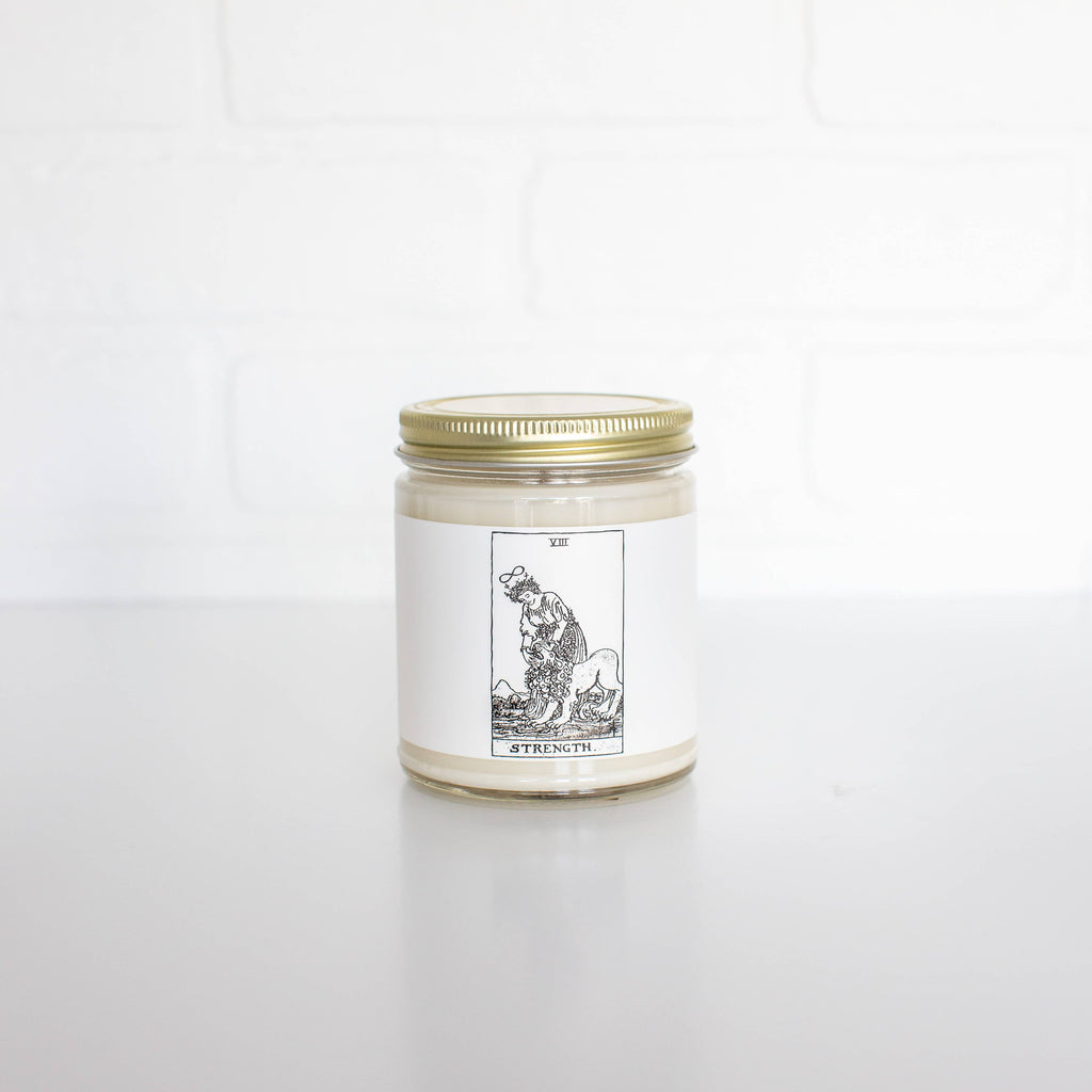 Roote Tarot Collection Candle Strength 