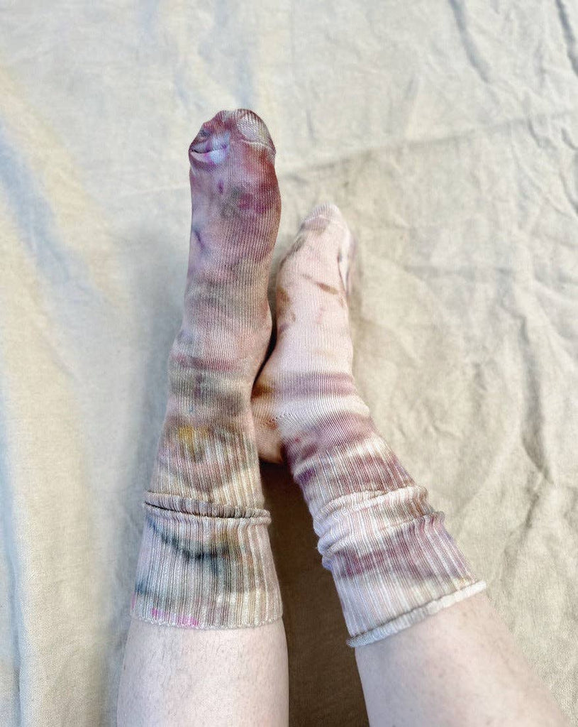 Mira Blackman Natural Dyed Bamboo Socks Twilight