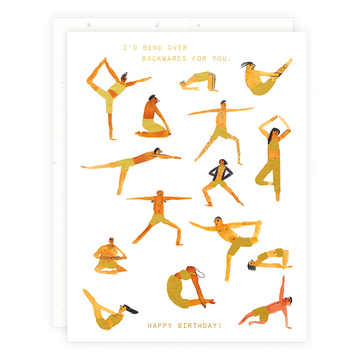 Someday Studio - Yoga Poses Greeting Card