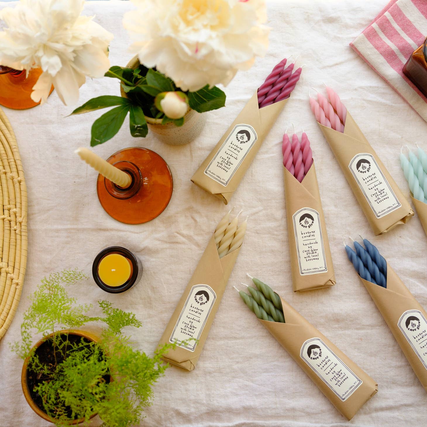 Cave Glow Beeswax Candles