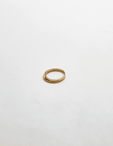 Gold Tapered Point Ring