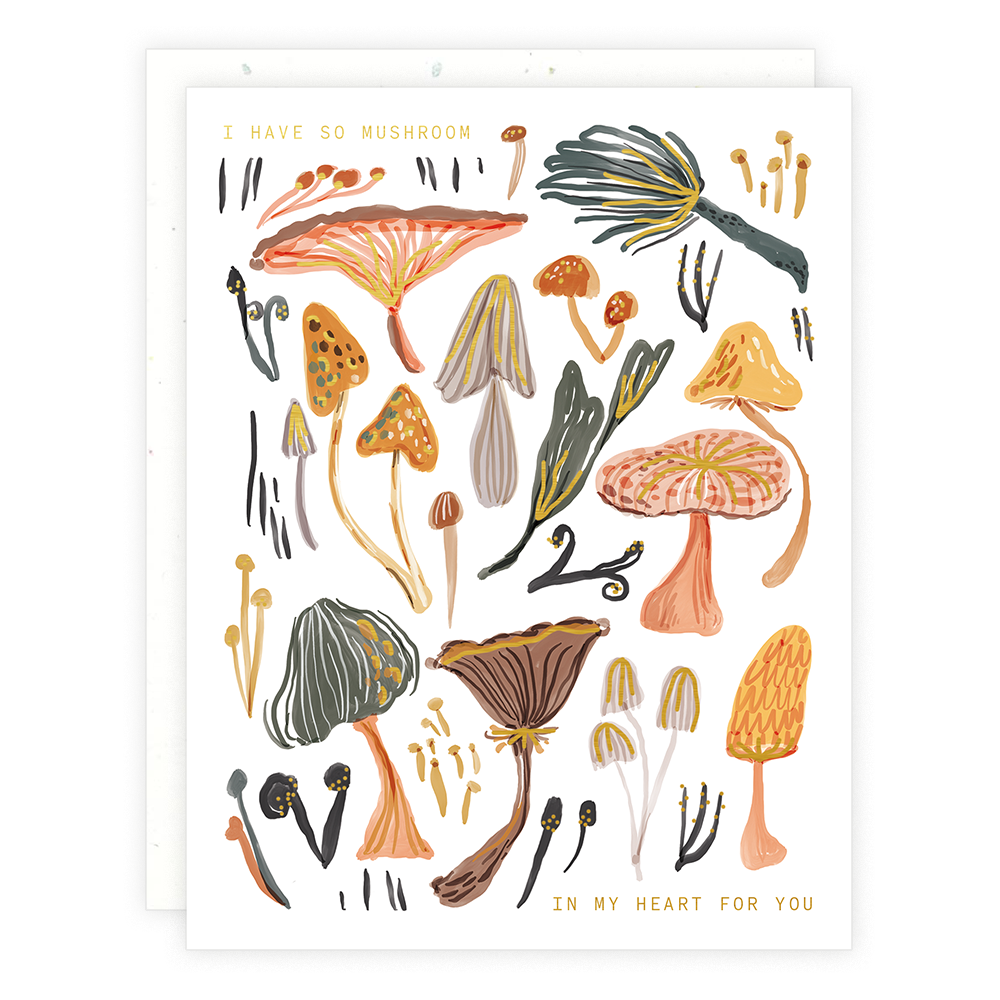 Someday Studio - Mushrooms Greeting Card