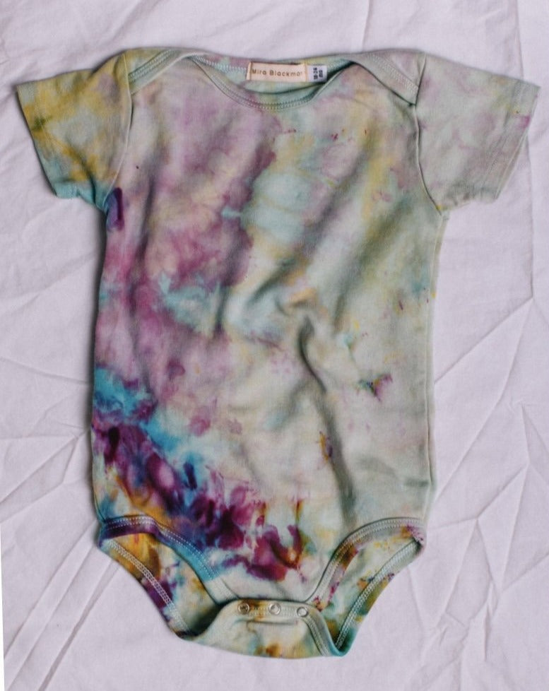 Mira Blackman Handdyed Organic Baby Onsies