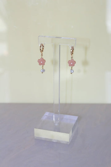 Dainty Lavender Floral Earring